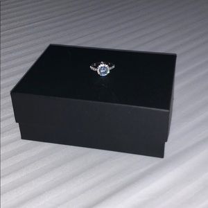 Australian Crystal Round Stone Ring...